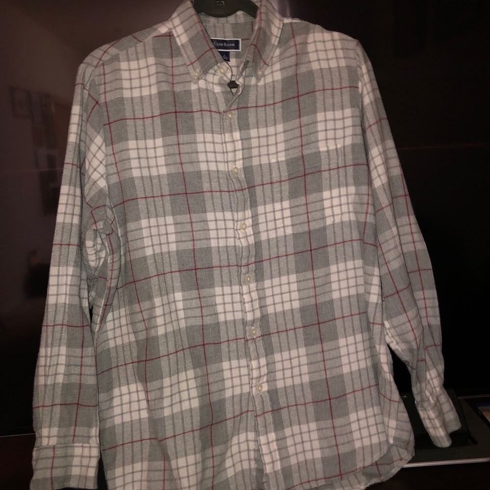 Club Room Long Sleeve Men’s Flannel Shirt